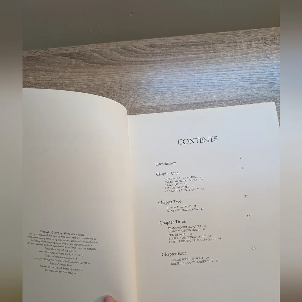 “The Mountain Artisans Quilting Book,” Hardcover with Dust Jacket, by A.A. Lewis